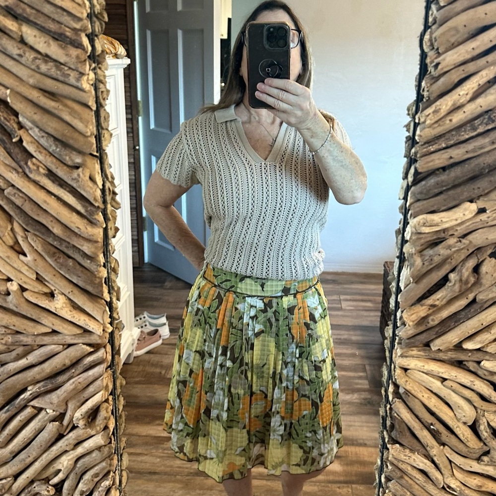 Tommy Bahama Skirt - Yellow and Green Floral